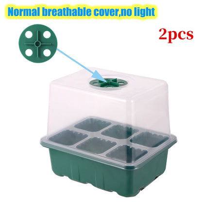 Grow Light for Seed Starter,Greenhouse Germination Led Plant Light,Suitable for Seeding Starter Kit with Dome for Plants Tools