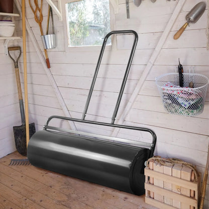 63L Premium Heavy-Duty Garden Grass Roller with Ergonomic U-Shaped Handle