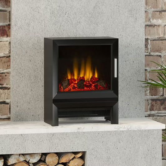 Qube 2kW Electric Stove in Black