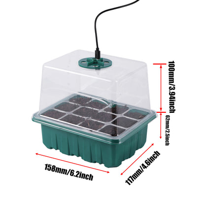 Grow Light for Seed Starter,Greenhouse Germination Led Plant Light,Suitable for Seeding Starter Kit with Dome for Plants Tools