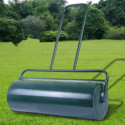 63L Premium Heavy-Duty Garden Grass Roller with Ergonomic U-Shaped Handle